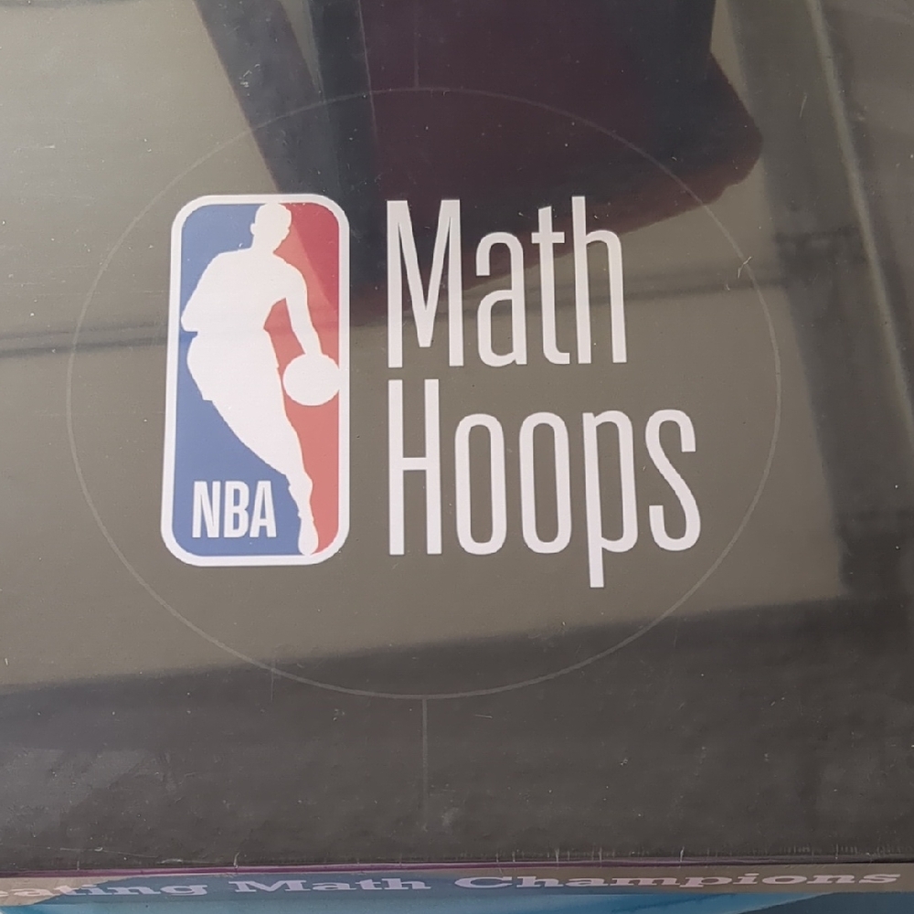 NBA Black Math Hoops Board Game